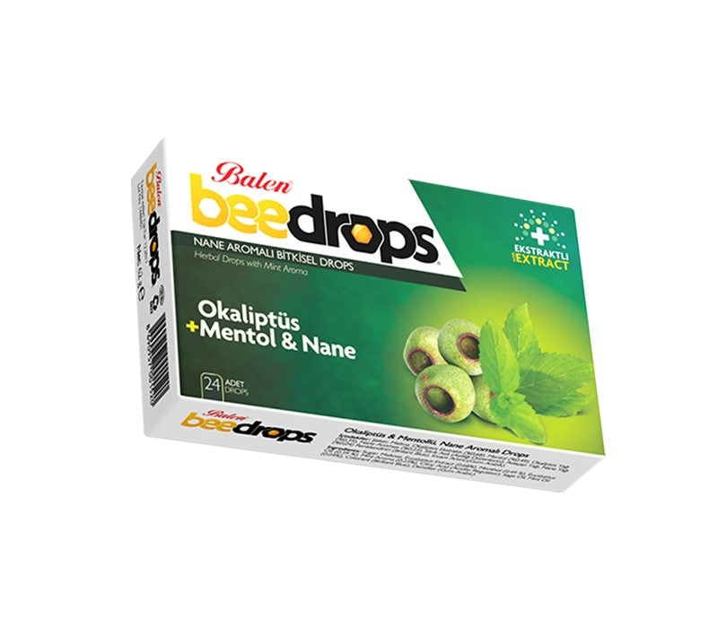 Beedrops Okaliptüs+Mentol-Nane Aromalı Drops