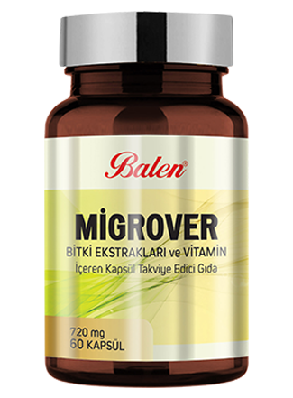 Migrover Bitki Ekstraktları ve Vitamin İçeren Kapsül