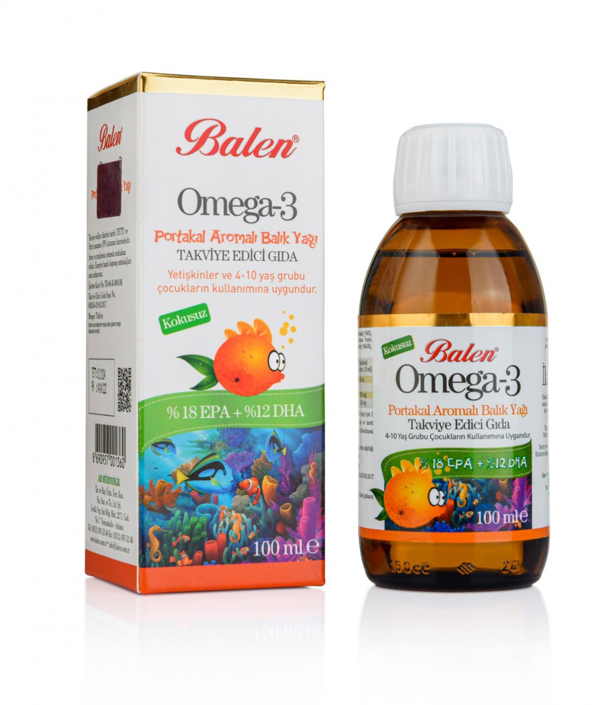 Omega-3 Portakal Aromalı 100 ml