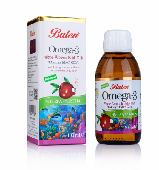 Omega-3 Vişne Aromalı 100 ml