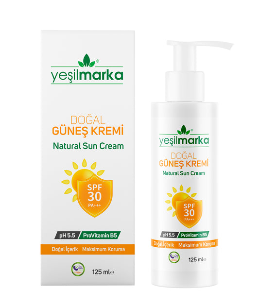 Doğal Güneş Kremi – 30 SPF 125 ml