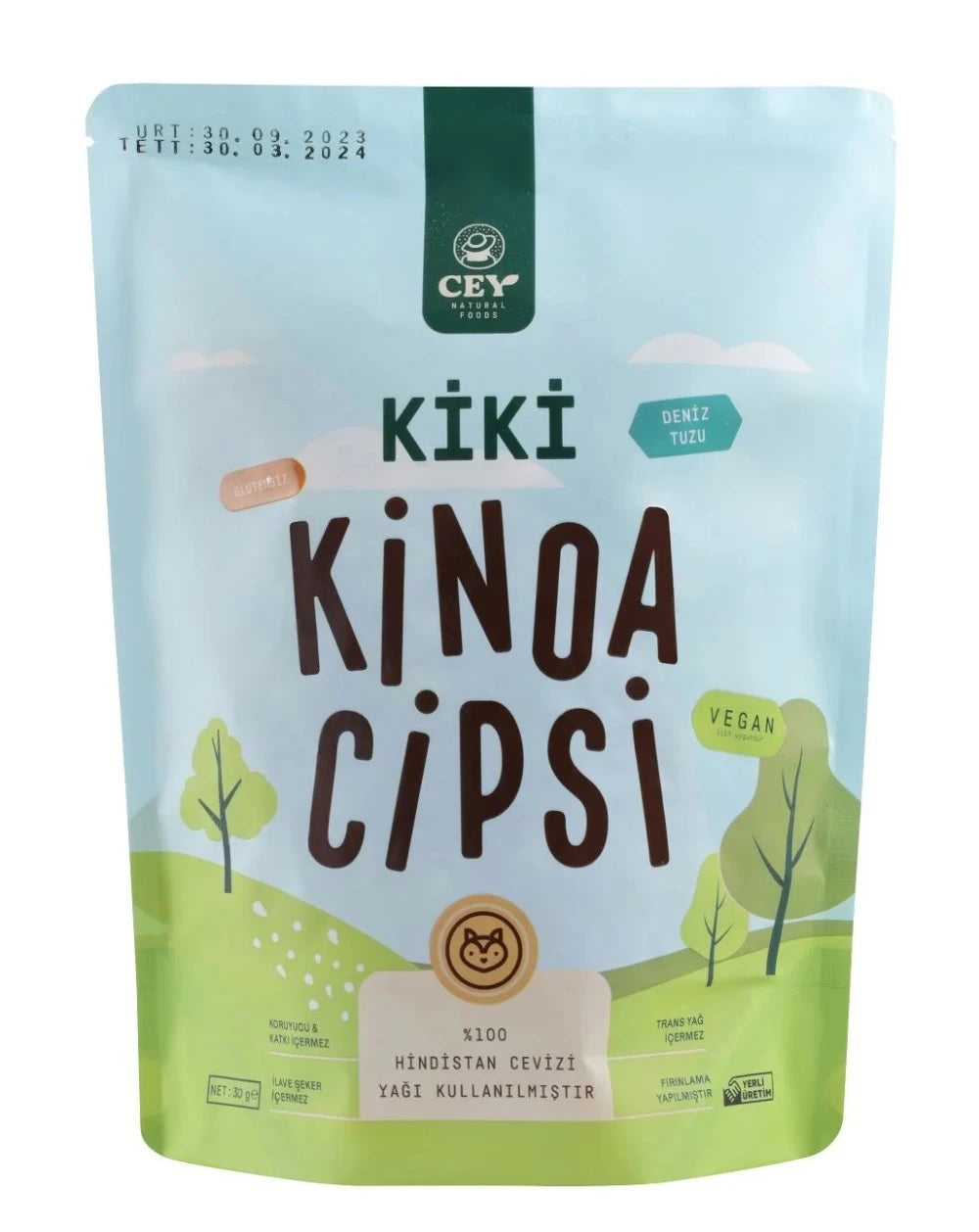 Deniz Tuzu Kinoa Cipsi 30 gr