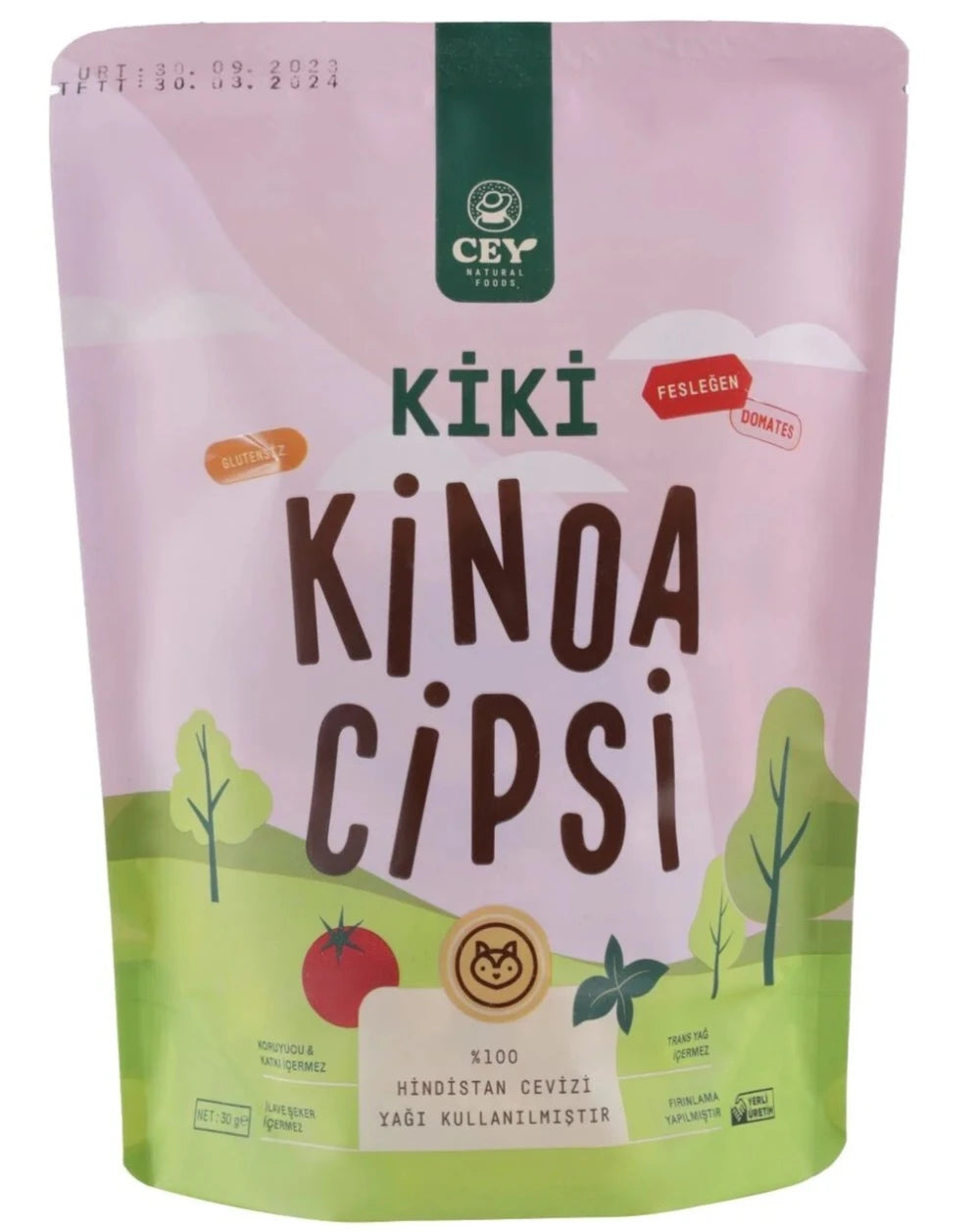 Domates Fesleğen Kinoa Cipsi 30 gr