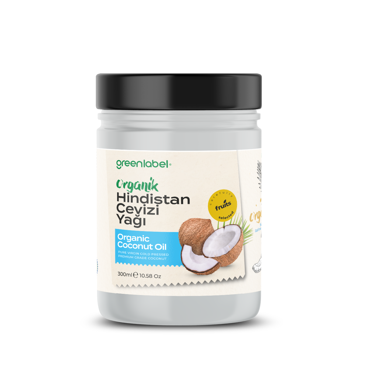 Organik Hindistan Cevizi Yağı 300 ml