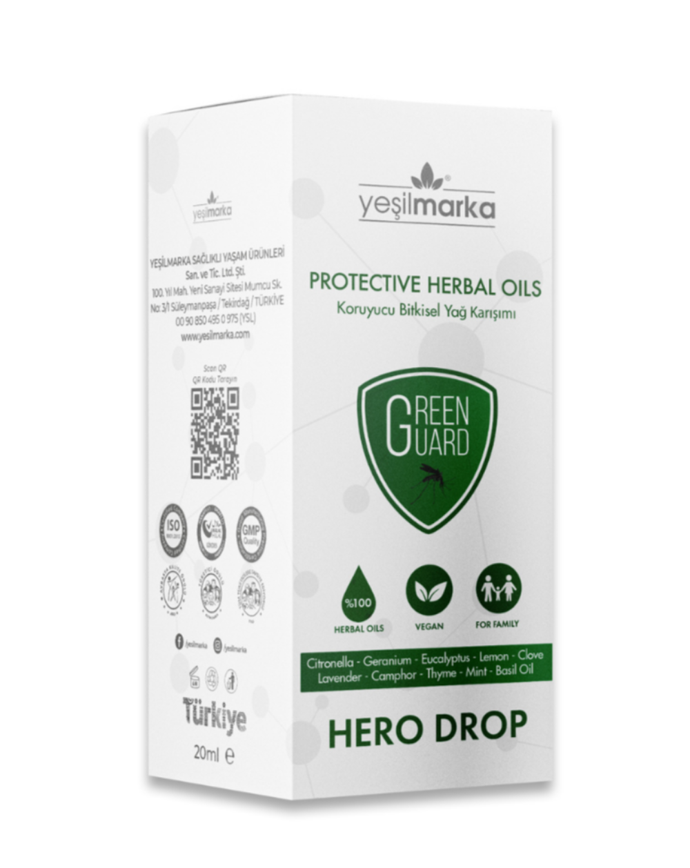 Sivrisinek Kovucu Hero Drop 20 ml