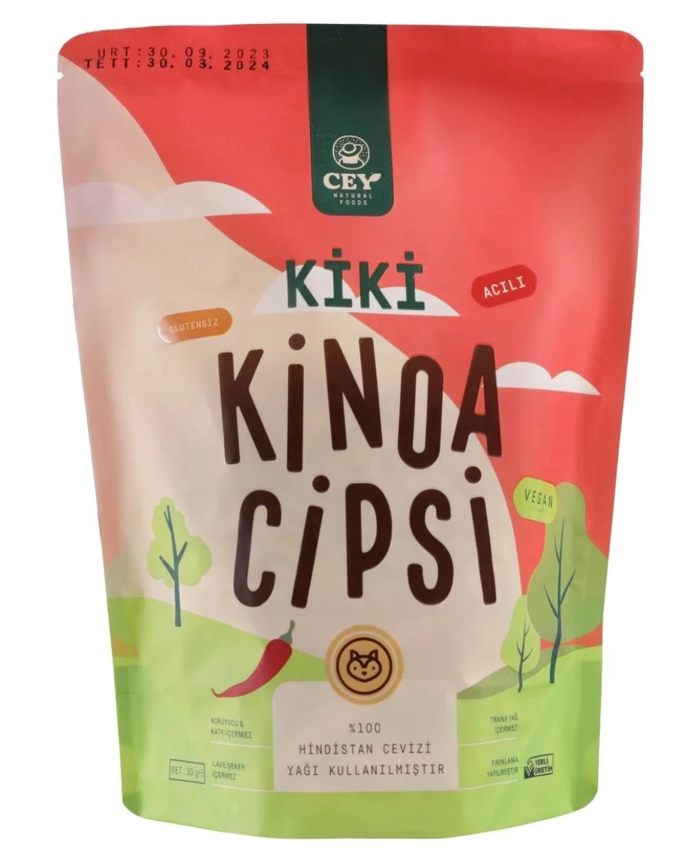 Acılı Kinoa Cipsi 30 gr