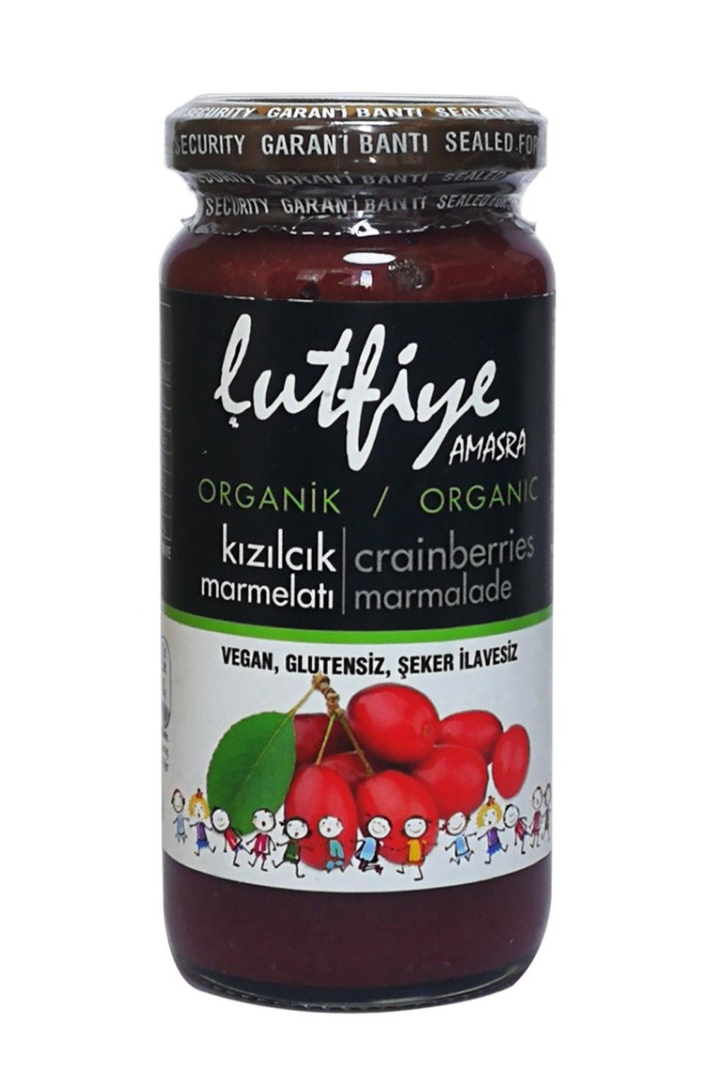 Organik Kızılcık Marmelatı 280 gr