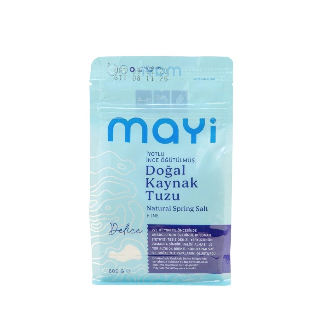 Mayi Öğütülmüş Sofra Tuzu İyot İlaveli 600 gr.