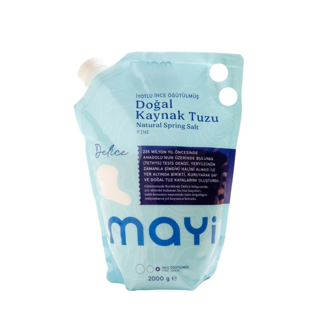 Mayi Öğütülmüş Sofra Tuzu İyot İlaveli 2 kg.