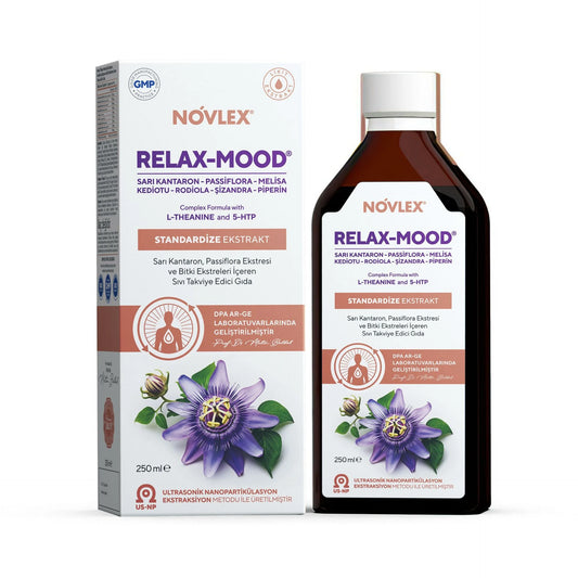 Relax-Mood Sarı Kantaron, Passiflora Ekstresi ve Bitki Ekstreleri 250ml