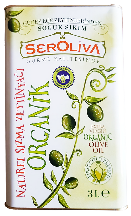 Seroliva Organik Naturel Sızma Zeytinyağı 3 Lt