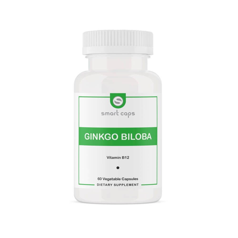 Smart Caps ® Ginkgo Biloba + Vitamin B12